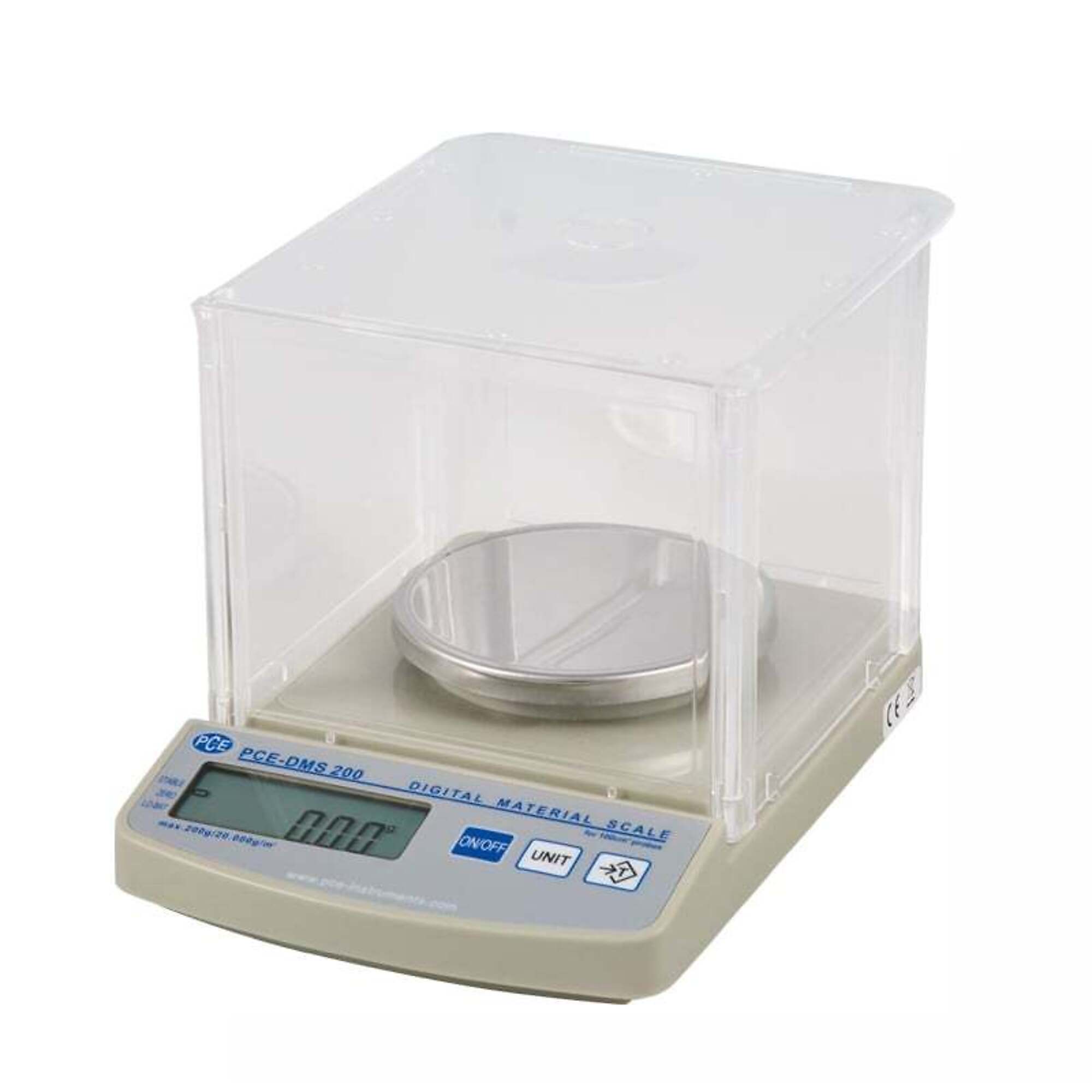 PCE GSM Paper Basis Weight Scale — 200g Capacity, Model# PCE-DMS 200